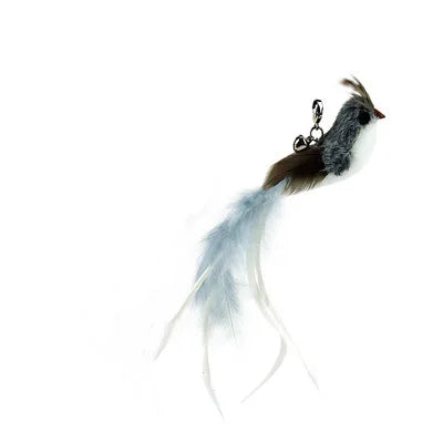 Hands-Free Suction Cup Feather Cat Wand Toy