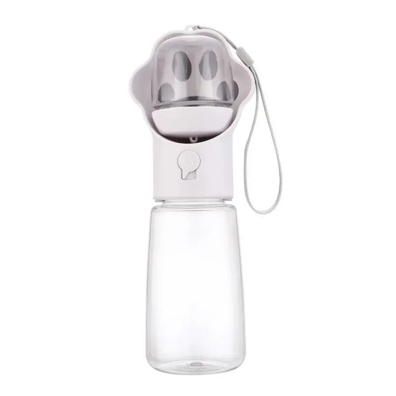2-in-1 Pet Water Bottle & Food Dispenser