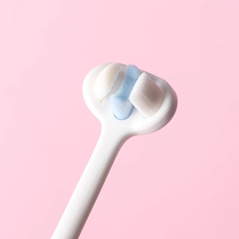 3-Sided Soft Pet Toothbrush