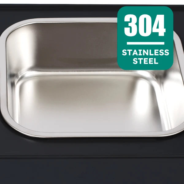 2-in-1 Elevated Slow Feeder Pet Bowls with Stand