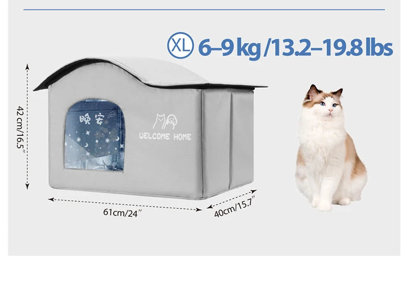 Summer Cooling Pet House Bed