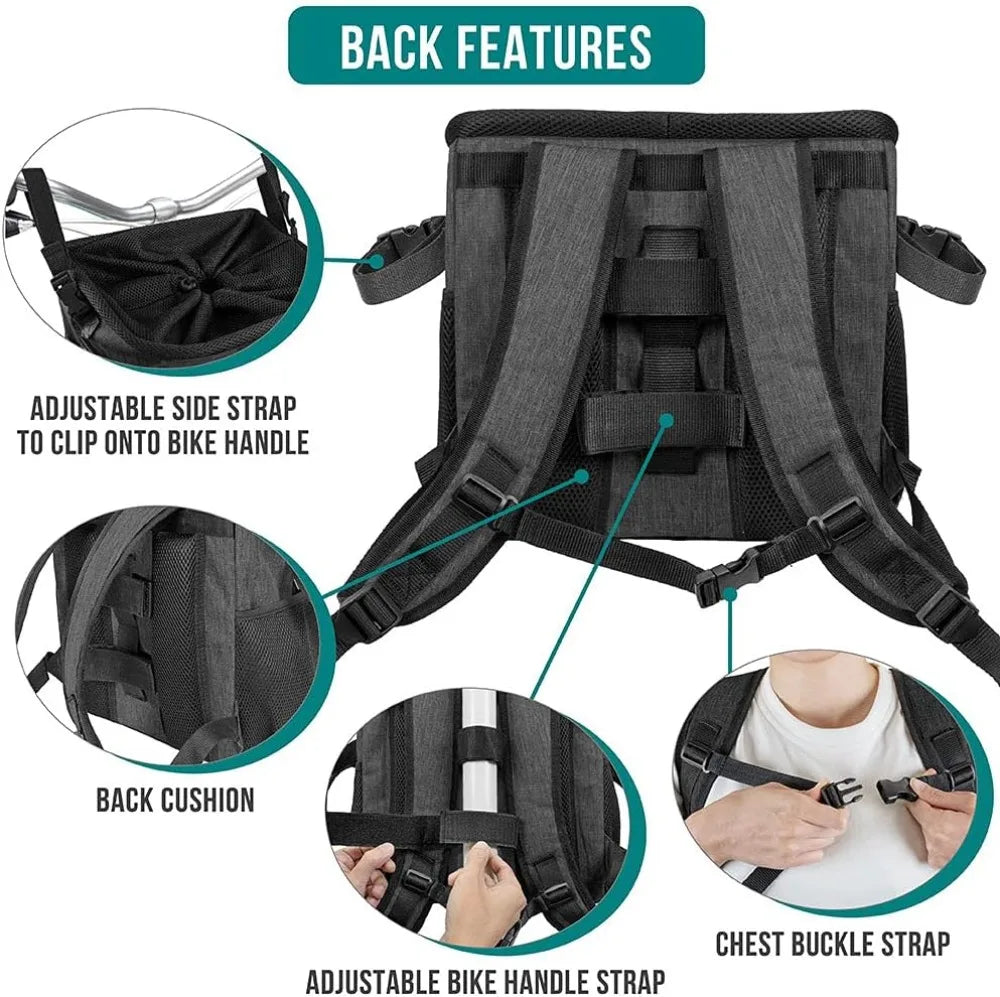 Pet Bike Basket Carrier
