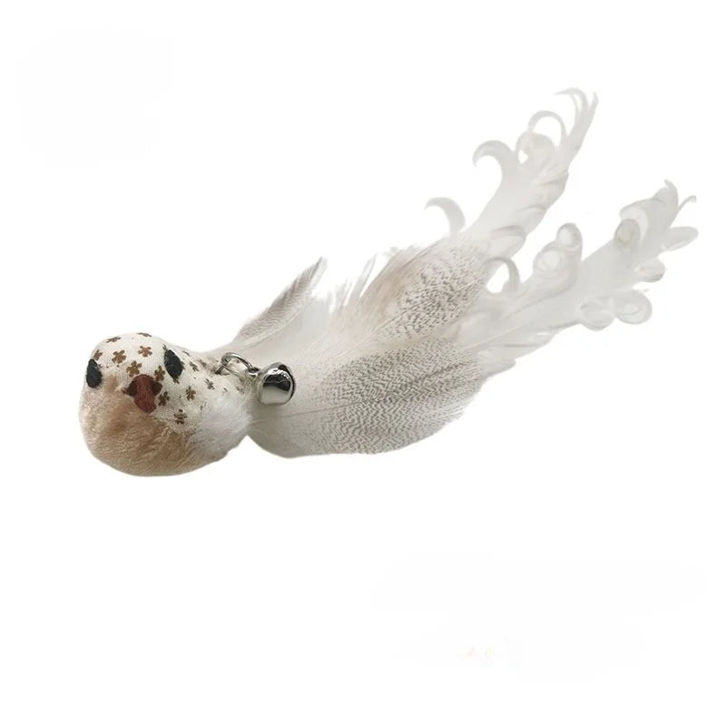 Hands-Free Suction Cup Feather Cat Wand Toy