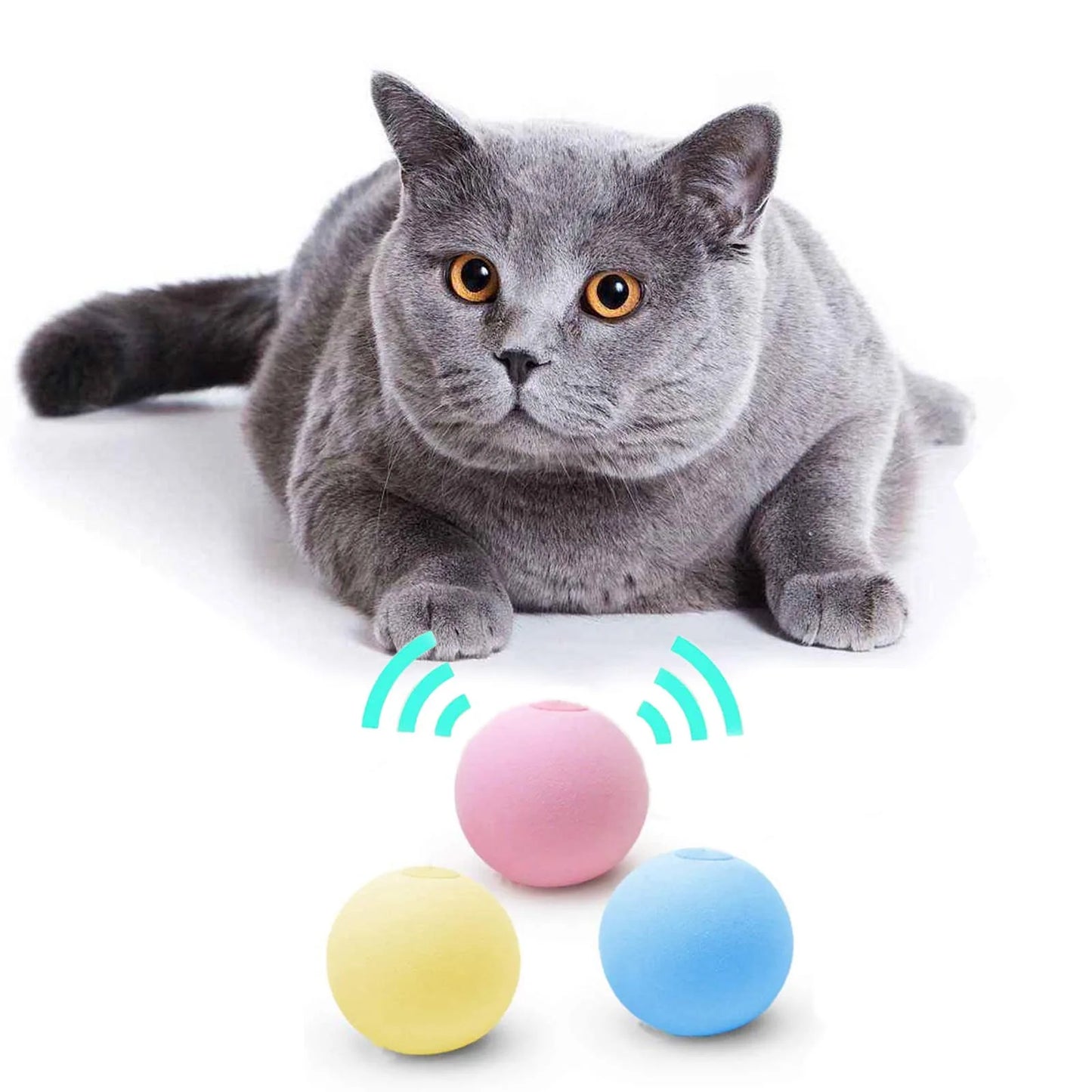 Smart Interactive Catnip Ball Toy