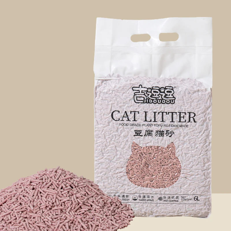 6L Natural Tofu Cat Litter with Odor Control