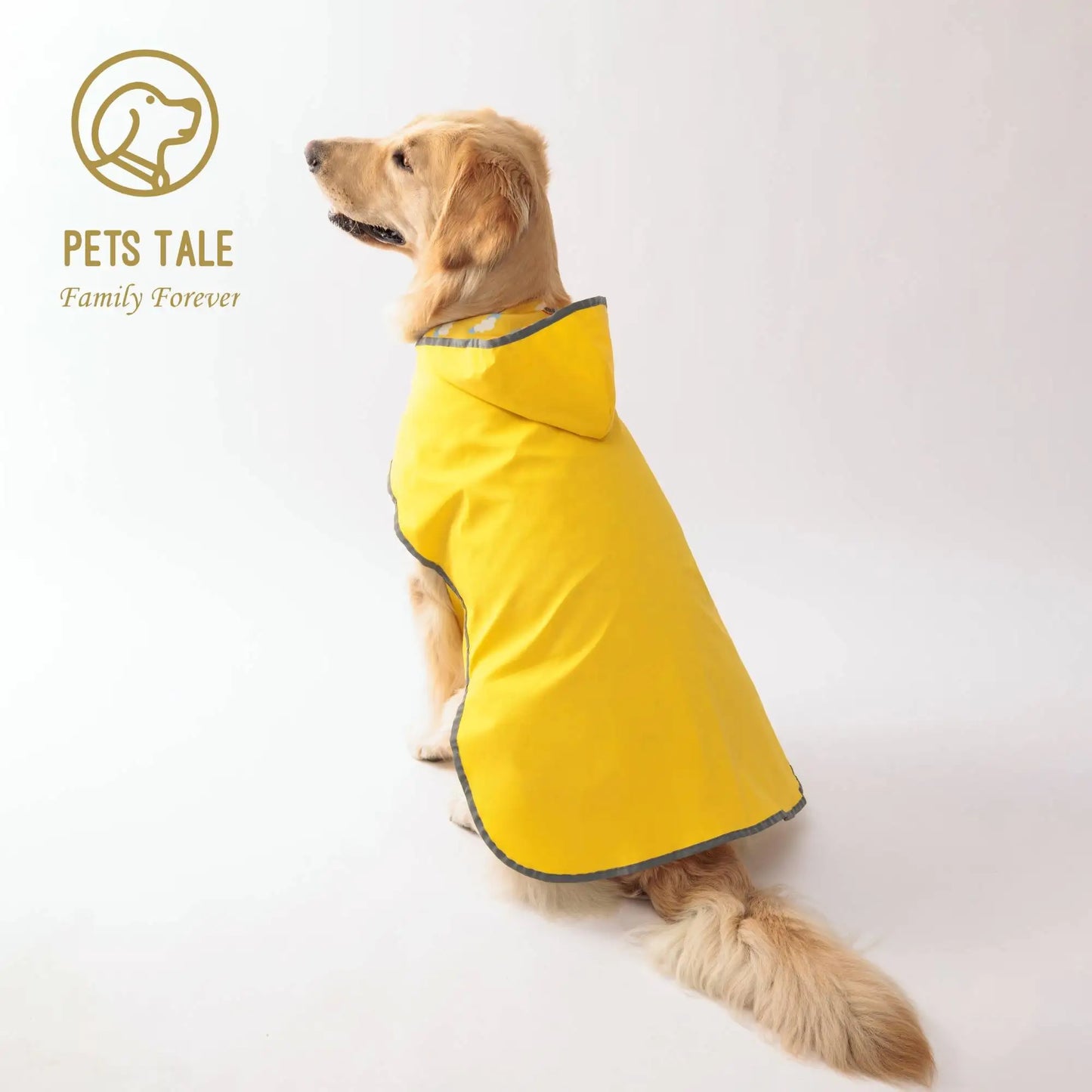 Double-Layer Reversible Dog Raincoat