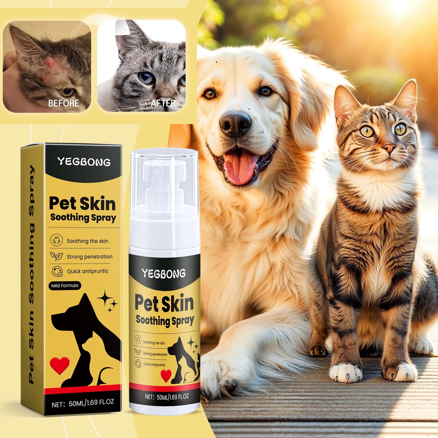 Pet Skin Soothing & Anti-Itch Spray