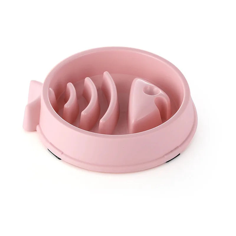 Non-Slip Slow Feeder Bowl for Dogs & Cats