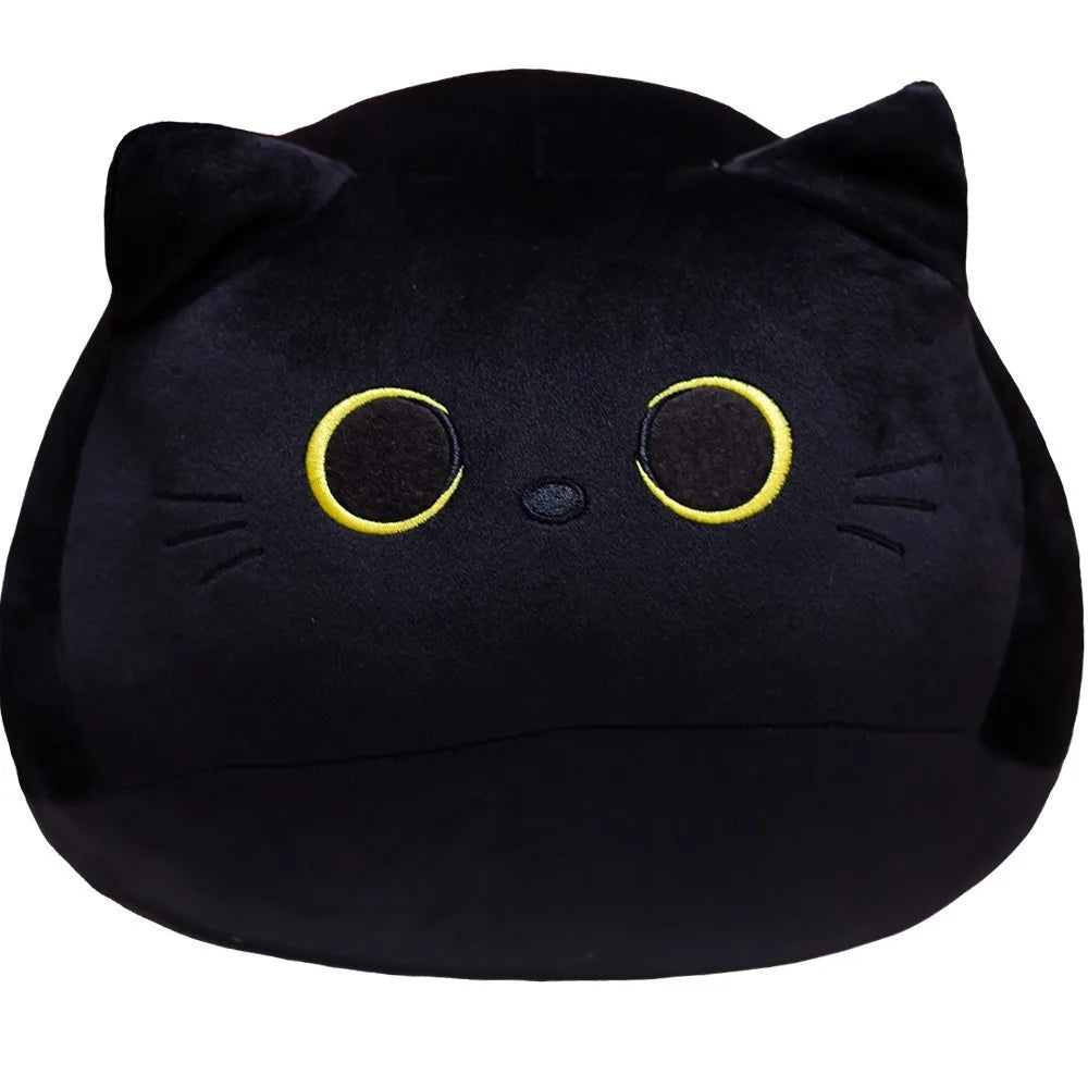 Black Cat Plush Pillow Toy