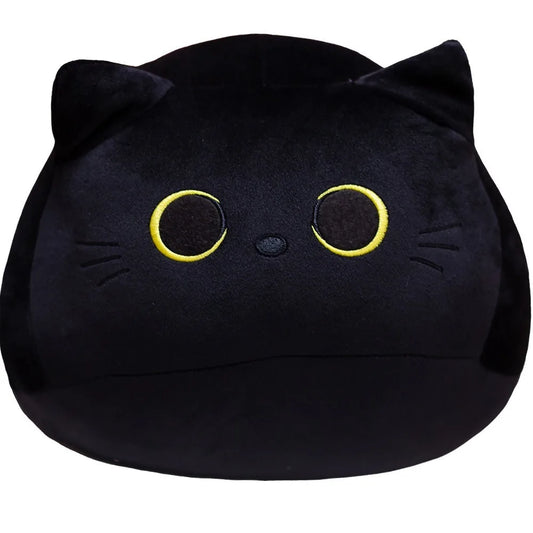 Black Cat Plush Pillow Toy
