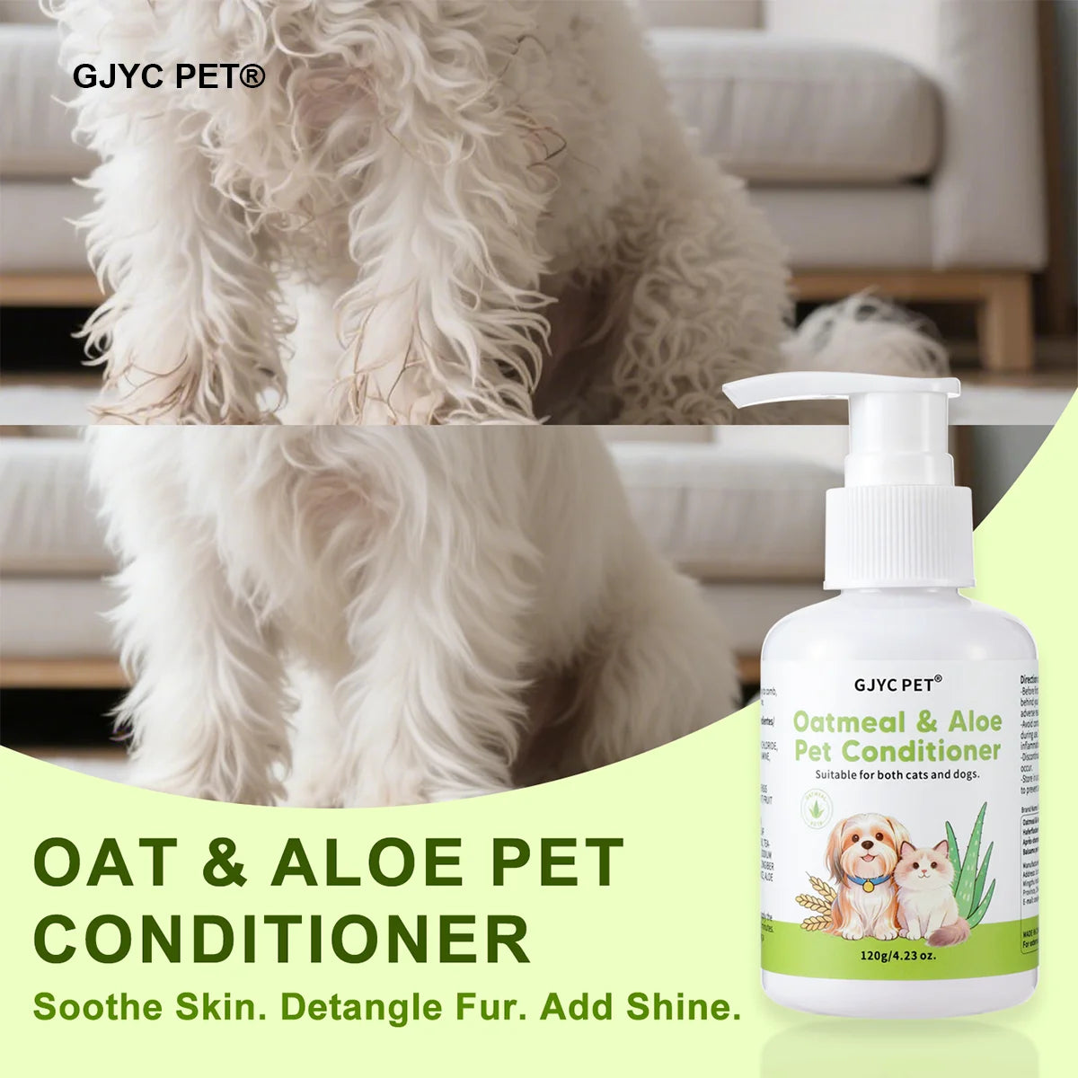 Oatmeal Pet Conditioner for Sensitive Skin