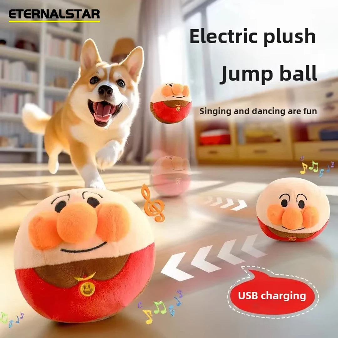 Interactive USB Rechargeable Jumping Dog Toy
