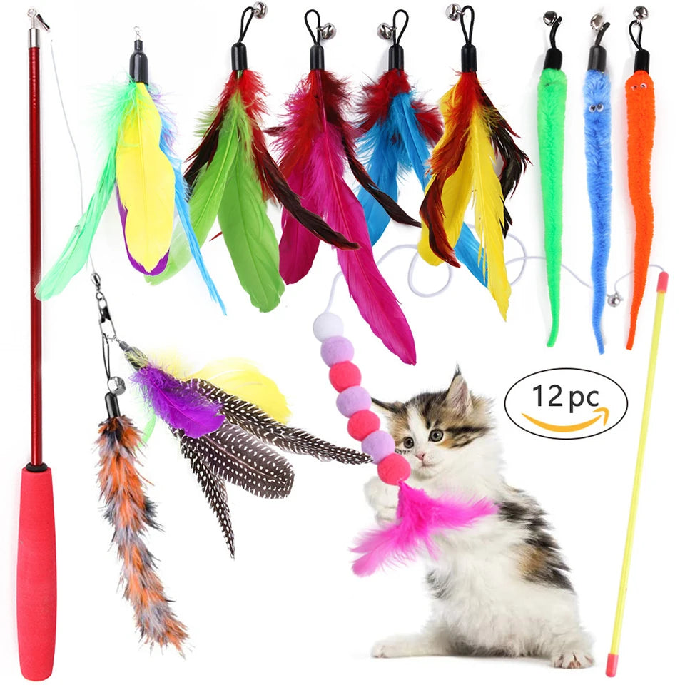 20-Piece Interactive Cat Toy Variety Set
