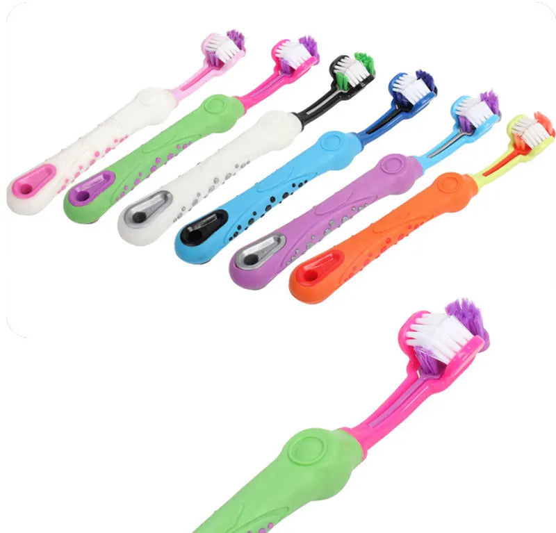 3-Sided Pet Toothbrush