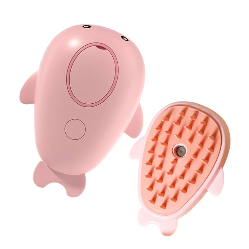 3-in-1 Steam Pet Grooming Brush