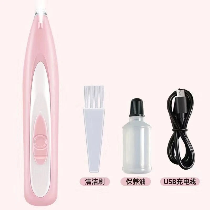 Cordless Pet Grooming Clippers with LED Light