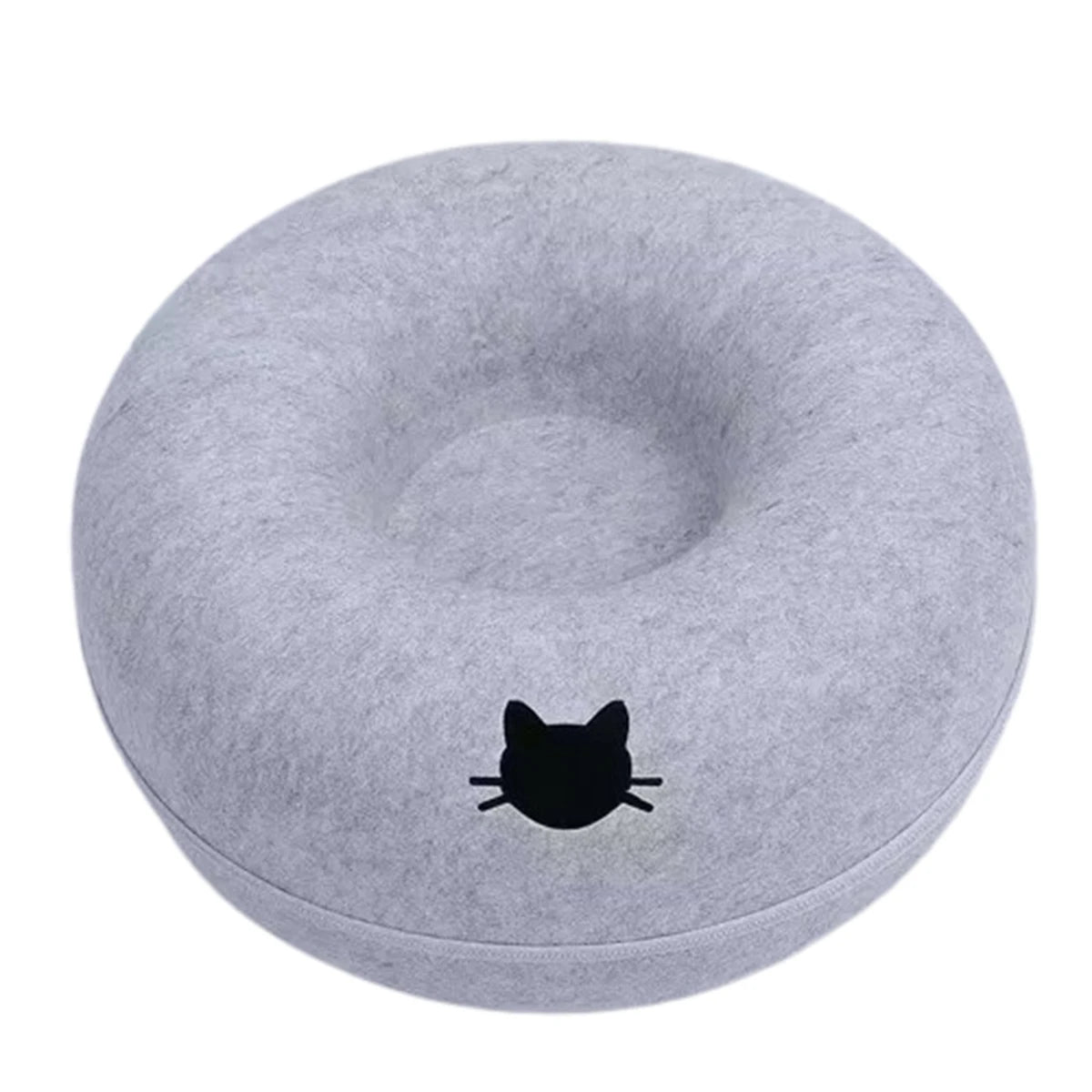 Donut Cat Tunnel Bed & Interactive Toy