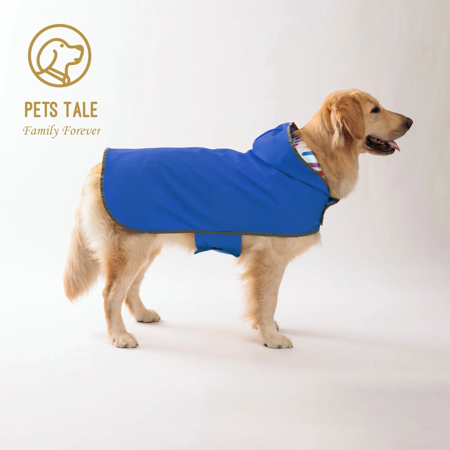 Double-Layer Reversible Dog Raincoat