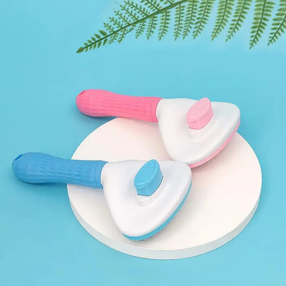 Stainless Steel Pet Grooming & Deshedding Brush