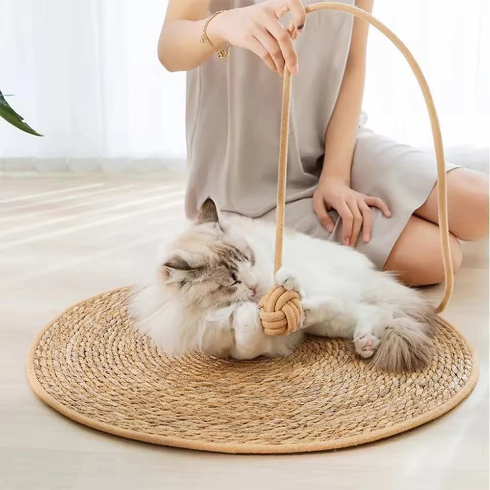 Rattan Cat Scratching Mat & Furniture Protector