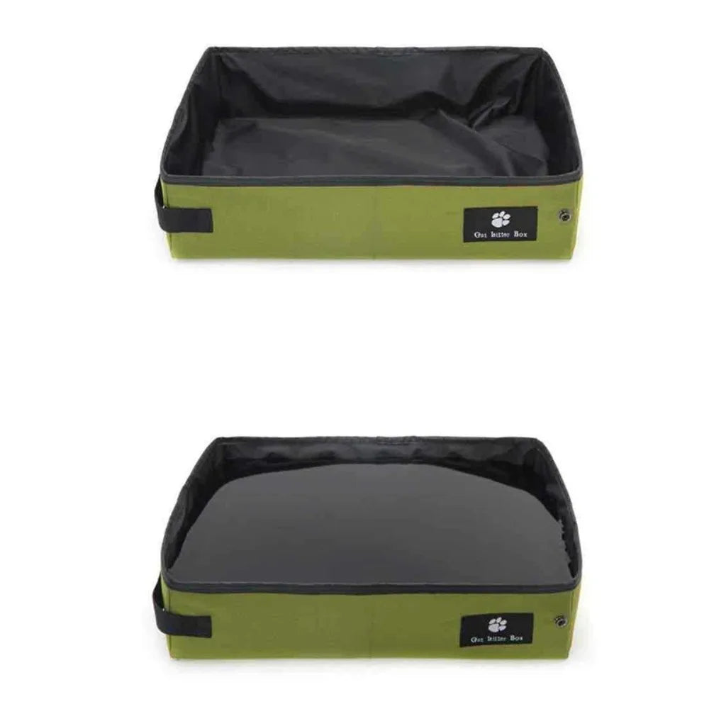 Portable Foldable Travel Cat Litter Box