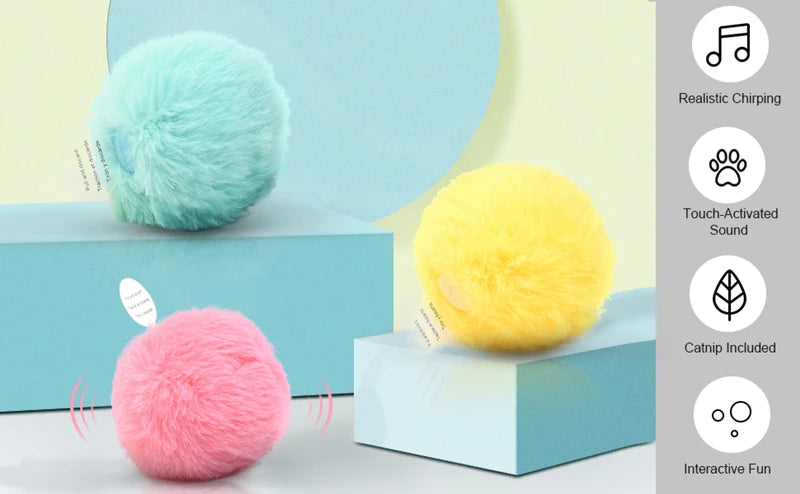 Smart Interactive Catnip Ball Toy