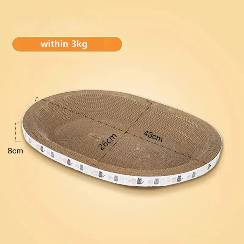 Corrugated Cat Scratching Post with Catnip