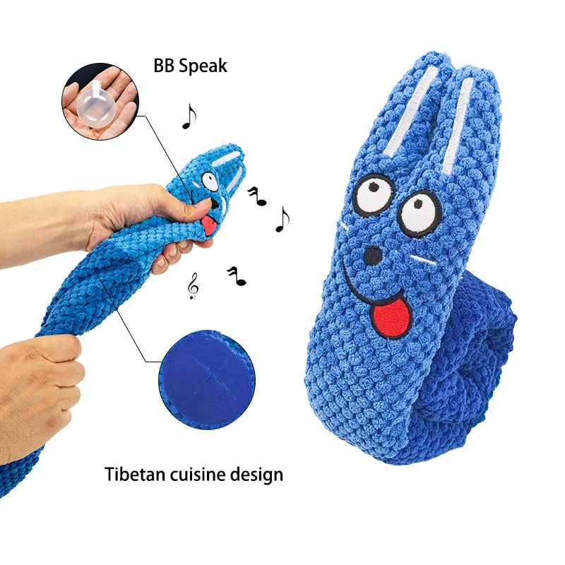 Interactive Snail Puzzle Feeder Dog Toy
