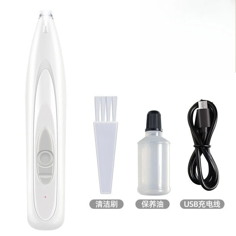 Cordless Pet Grooming Clippers with LED Light