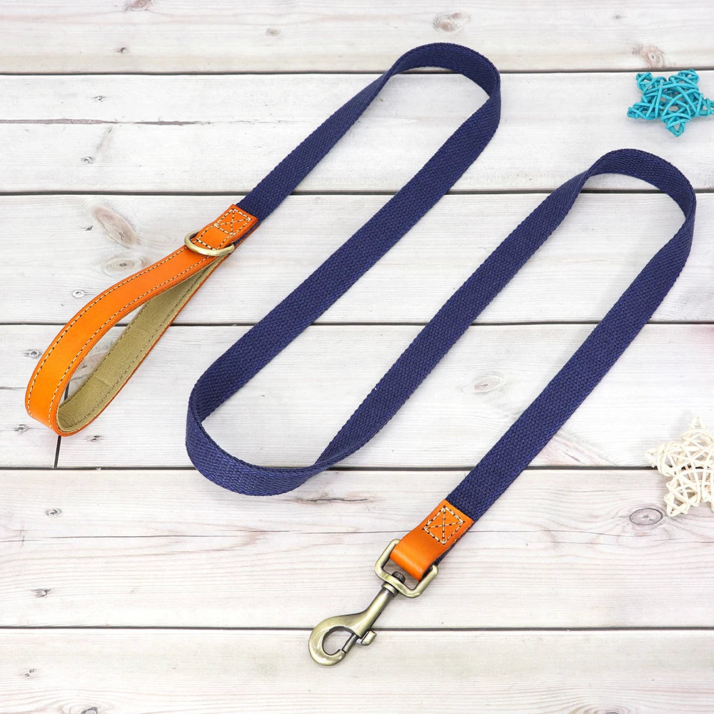 Personalized Nylon Dog Collar & Leash Set