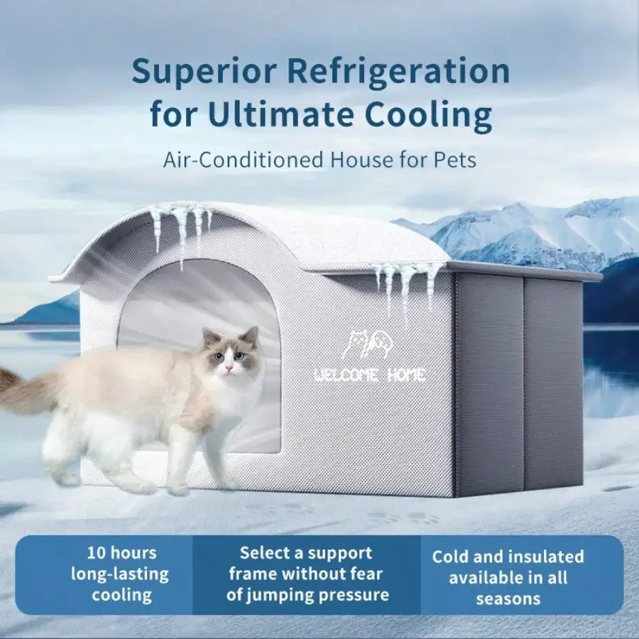 Summer Cooling Pet House Bed
