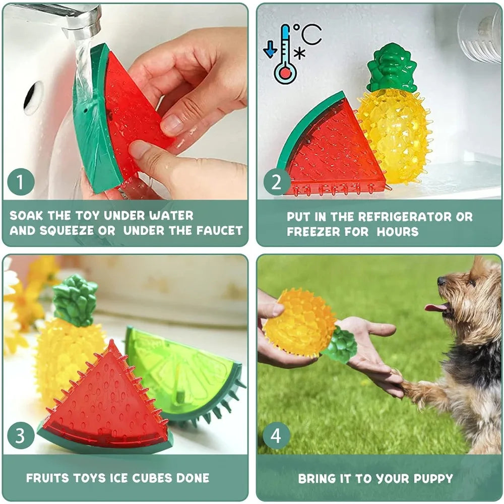 Frozen Cooling Chew Toy for Dogs – Teething & Interactive Summer Toy