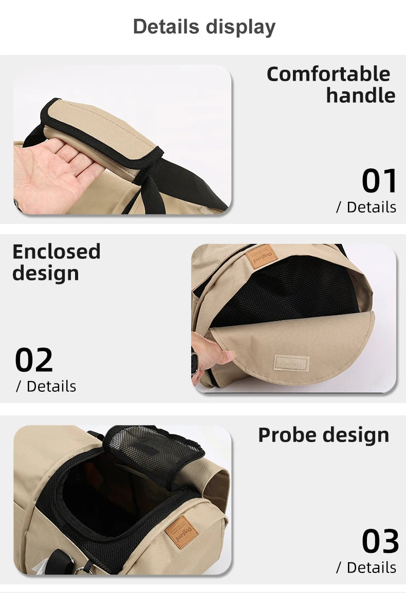 2-in-1 Pet Carrier Backpack & Tote Bag