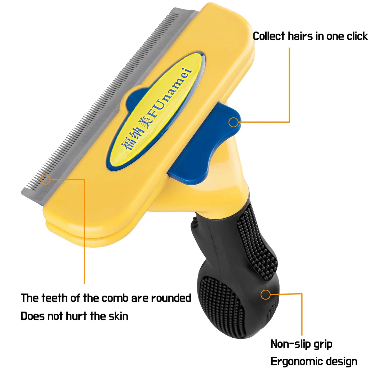 Pet Grooming Brush & Knot Remover Comb