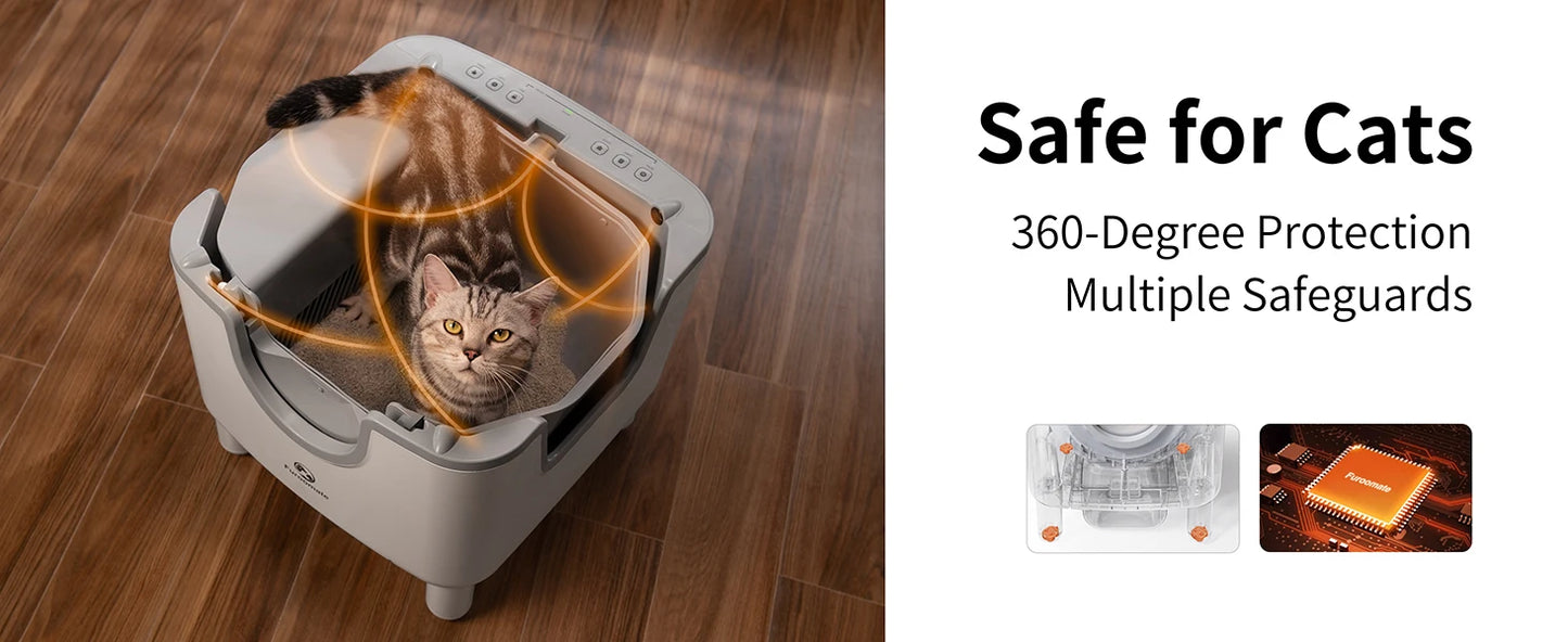 F6 Self-Cleaning Automatic Cat Litter Box