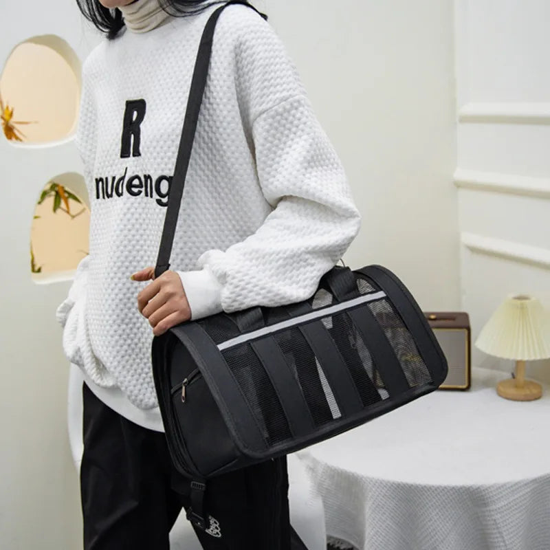 Breathable Foldable Pet Travel Carrier