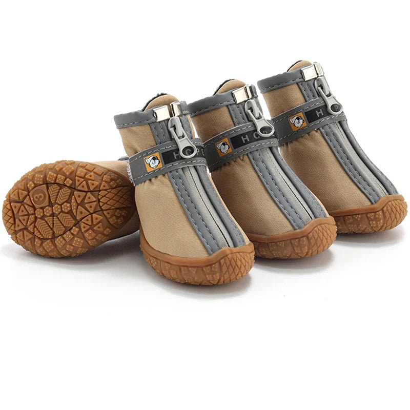 Warm Non-Slip Dog Paw Boots