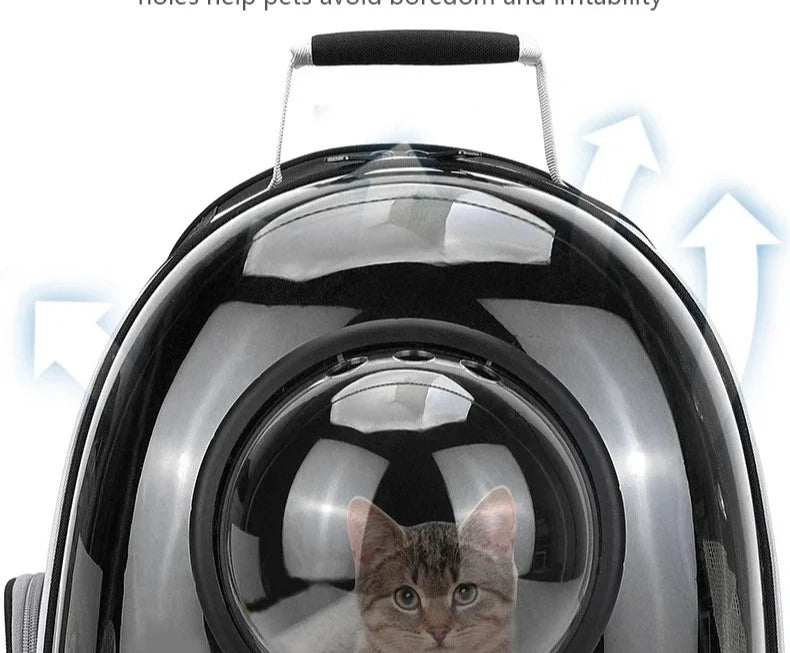 Transparent Space Capsule Pet Carrier Backpack