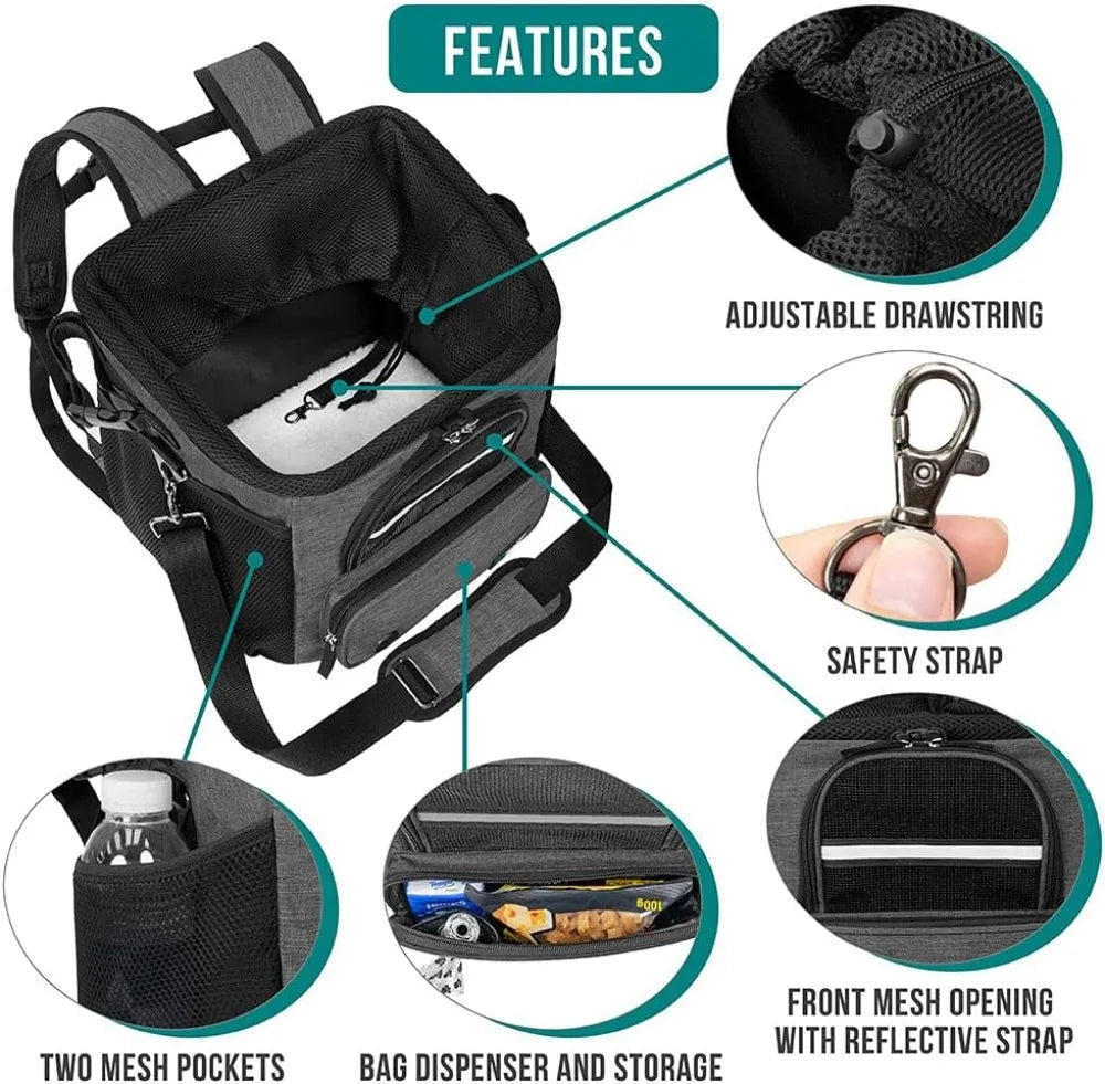 Pet Bike Basket Carrier