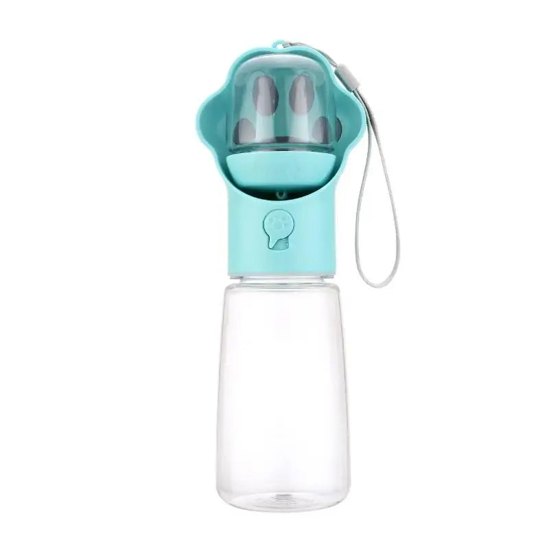2-in-1 Pet Water Bottle & Food Dispenser