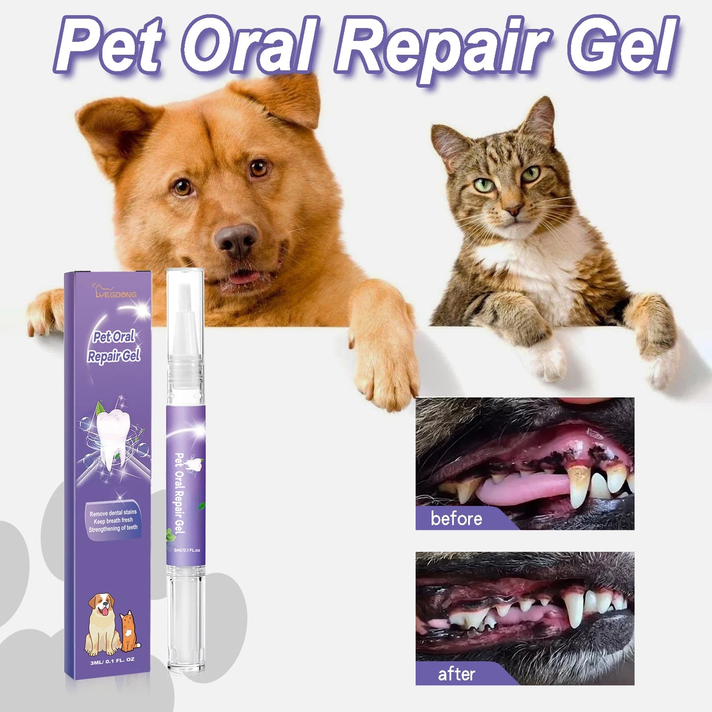 Pet Dental Care Gel Pen (3ml)