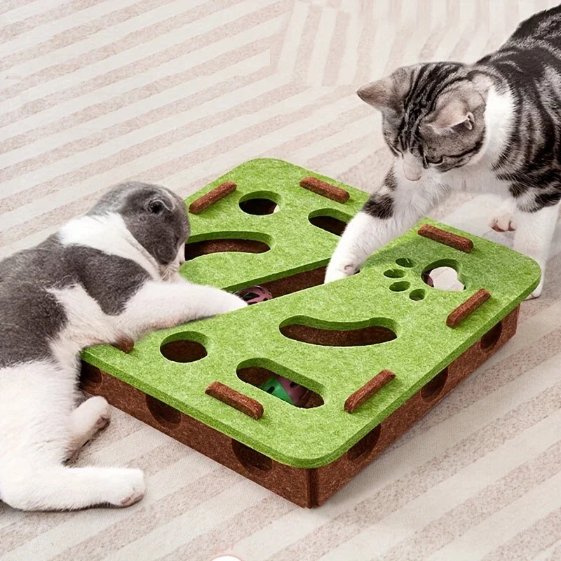 Interactive Cat Puzzle Maze Toy Box