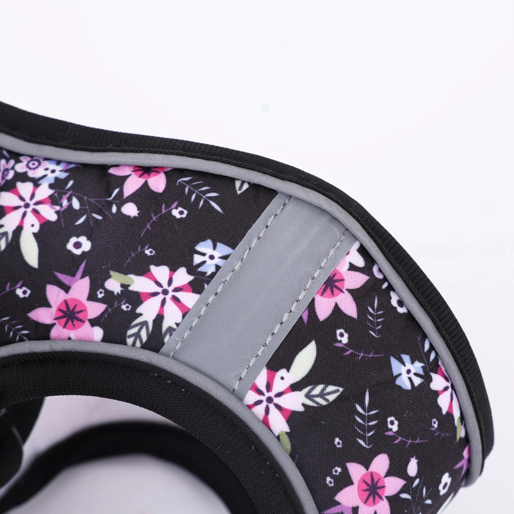 Soft Adjustable Dog Harness & Leash Set