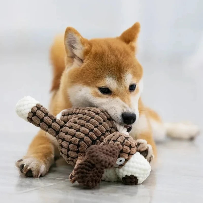 Cute Donkey Plush Squeaky Dog Toy