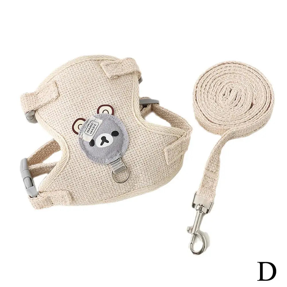 Breathable Adjustable Pet Vest Harness & Leash