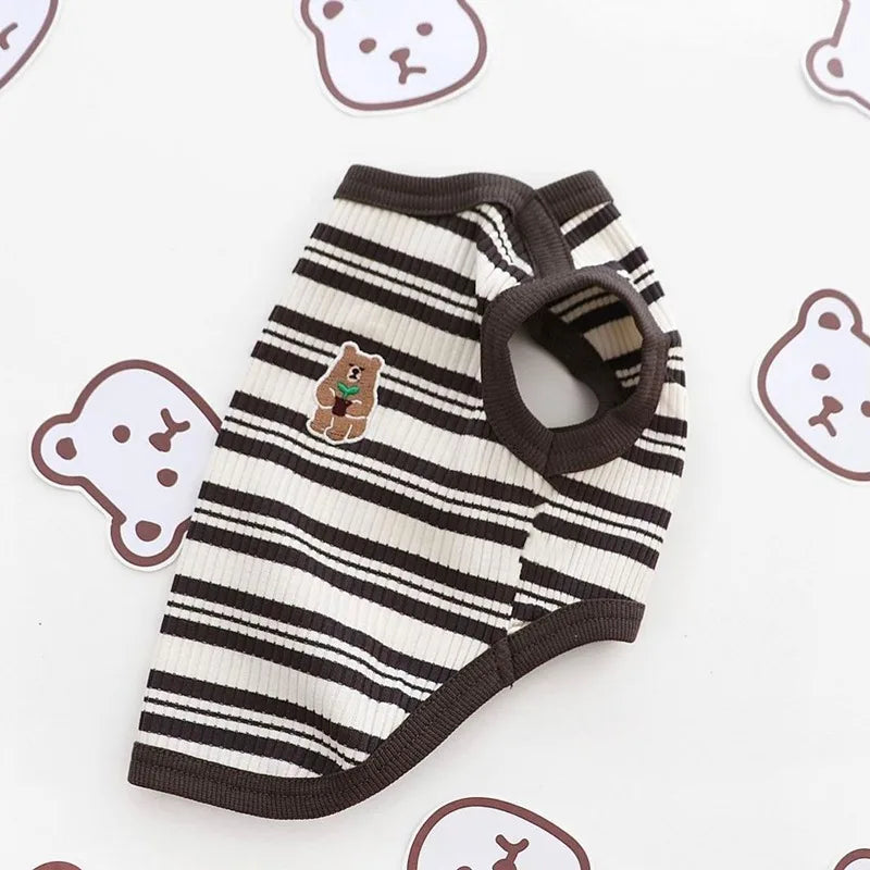 Striped Dog Vest