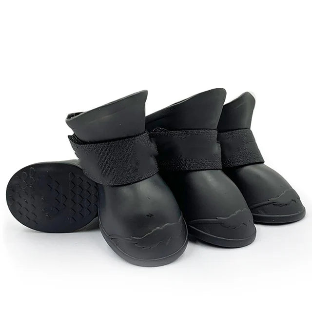4-Piece Waterproof Anti-Slip Dog Boots