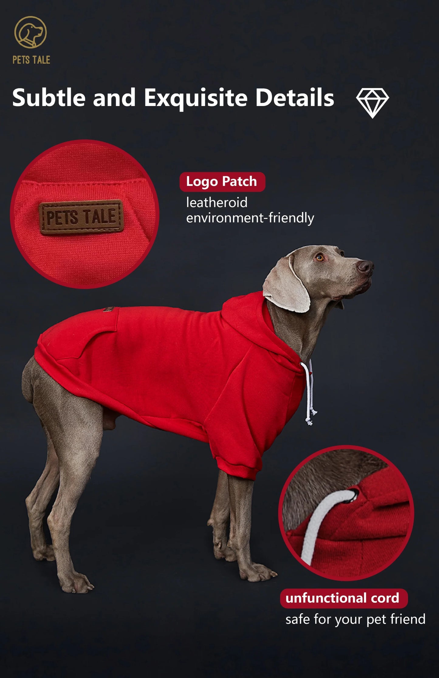 Dog Hoodie with Pocket