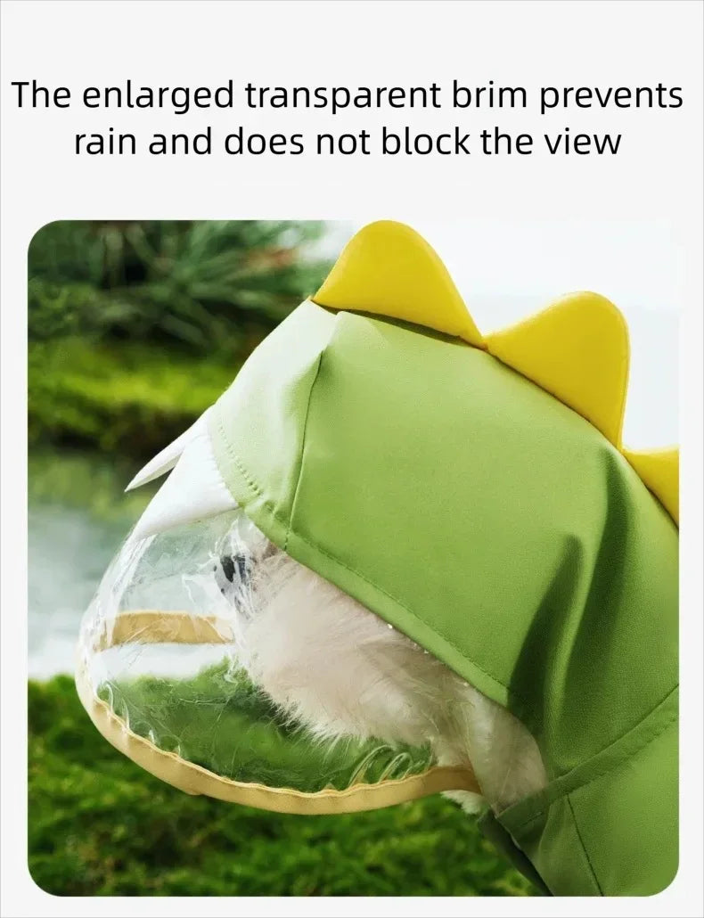Dinosaur Dog Raincoat
