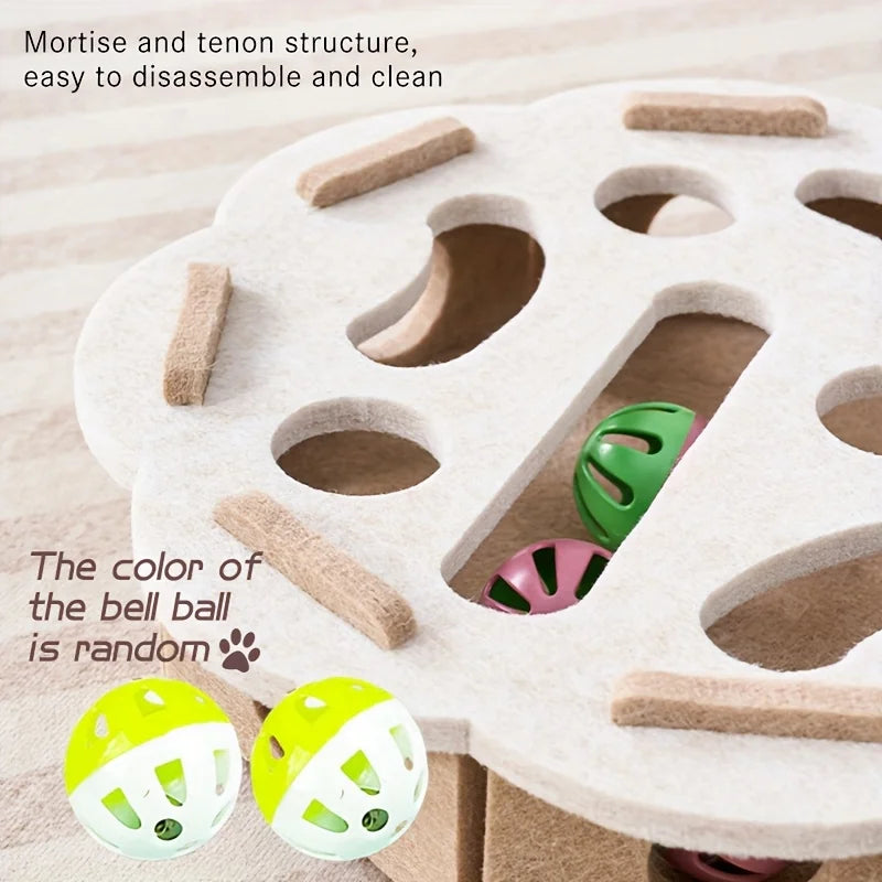 Interactive Cat Puzzle Maze Toy Box